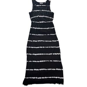 Calvin Klein Tie Dye Surplice Maxi Dress Jersey Knit 6
